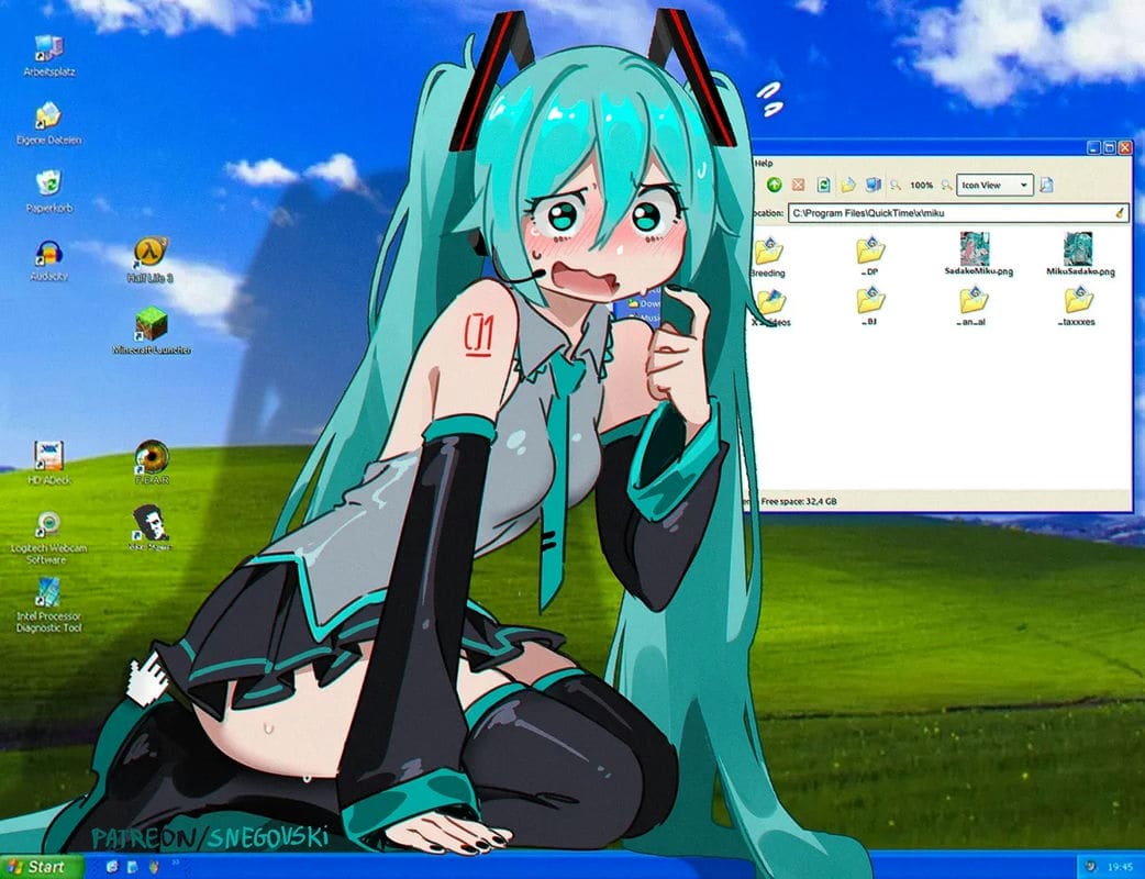 มิกุบนหน้าจอ ภาพ 0