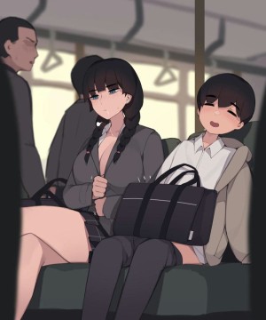 โดจิน แตกระหว่างทางไปโรงเรียน แนว hidden sex แปลไทย