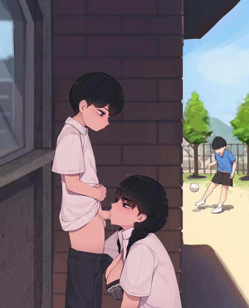 สอนน้องชายให้รู้จักเสียว ภาพ 1