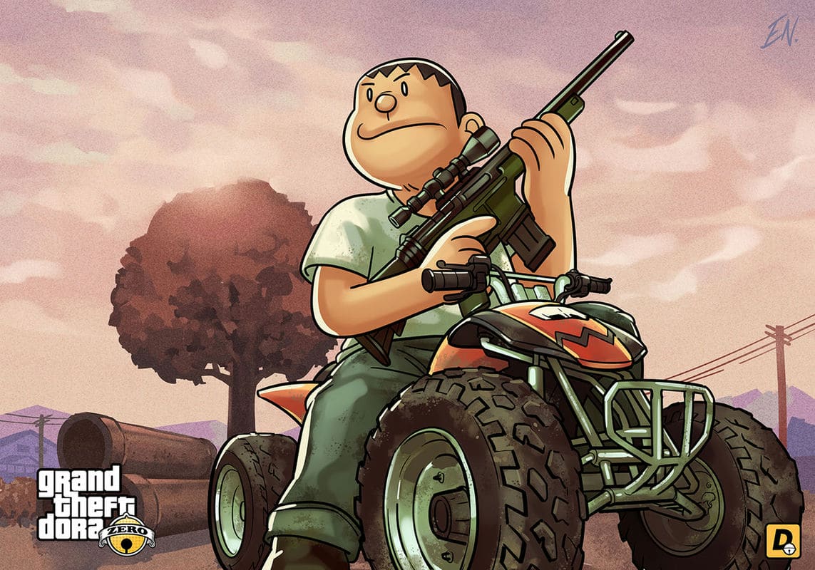 โดราเอม่อน x จีทีเอ ภาพ 3