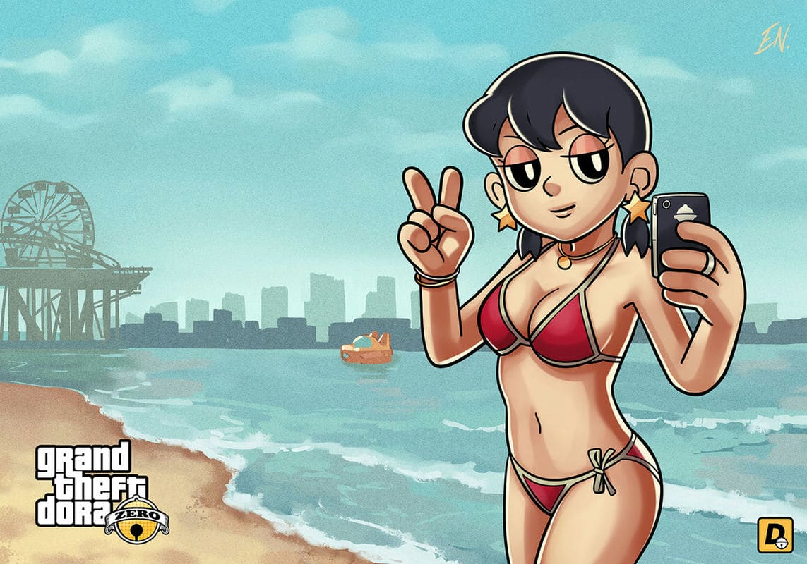 โดราเอม่อน x จีทีเอ ภาพ 4