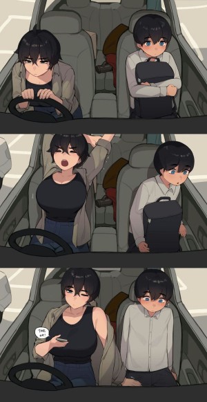โดจิน นั่งรถกลับบ้านกับน้องชาย แนว hidden sex แปลไทย