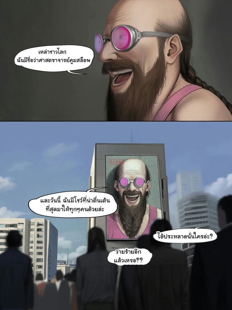 การออกอากาศครั้งสุดท้ายของมวลมนุษย์ ตอนที่ 1 ภาพ 8