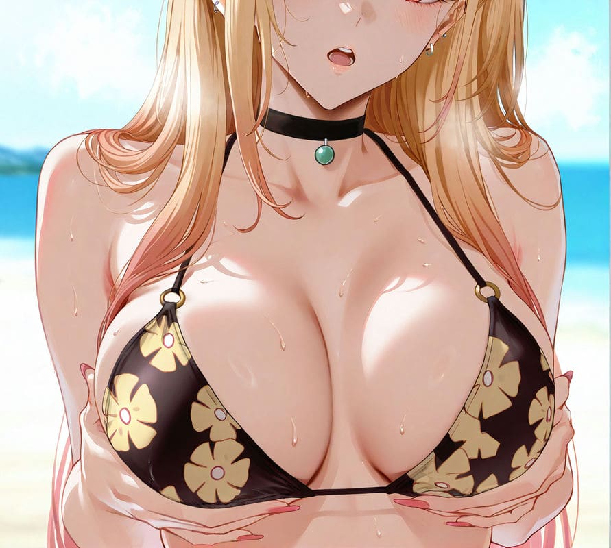 คิตากาวะ มารินเล่นสนุกที่ริมหาด ภาพ 29