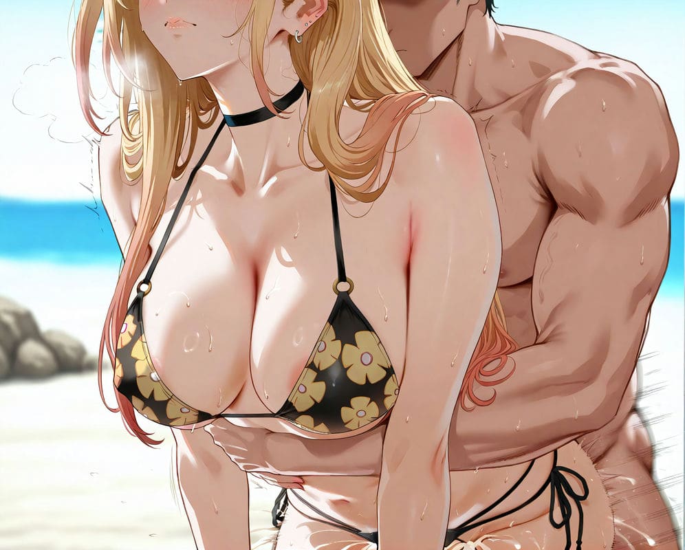 คิตากาวะ มารินเล่นสนุกที่ริมหาด ภาพ 66