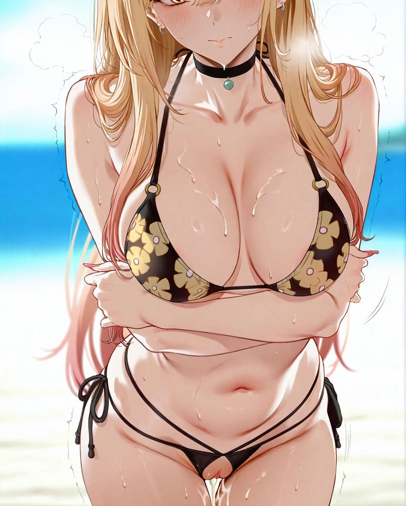 คิตากาวะ มารินเล่นสนุกที่ริมหาด ภาพ 75