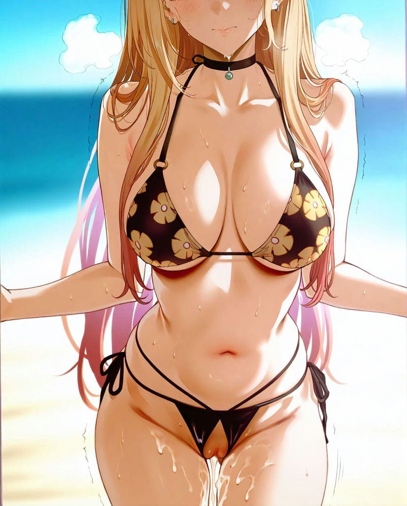 คิตากาวะ มารินเล่นสนุกที่ริมหาด ภาพ 76