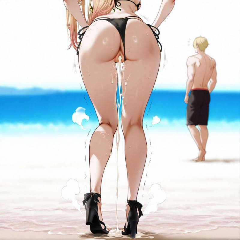 คิตากาวะ มารินเล่นสนุกที่ริมหาด ภาพ 81