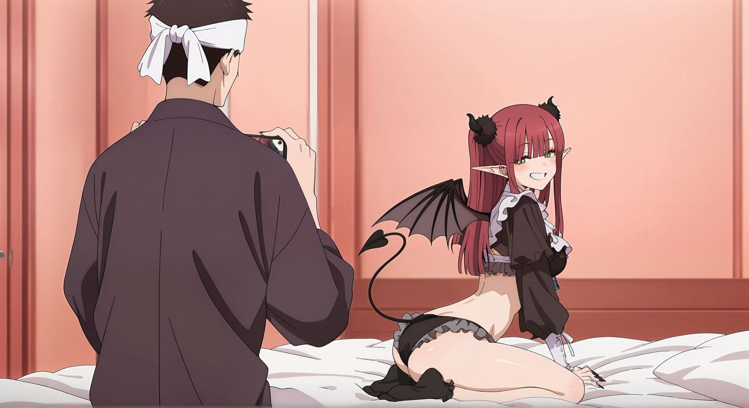 มารินคอสเพลย์เป็นซัคคิวบัส ภาพ 0