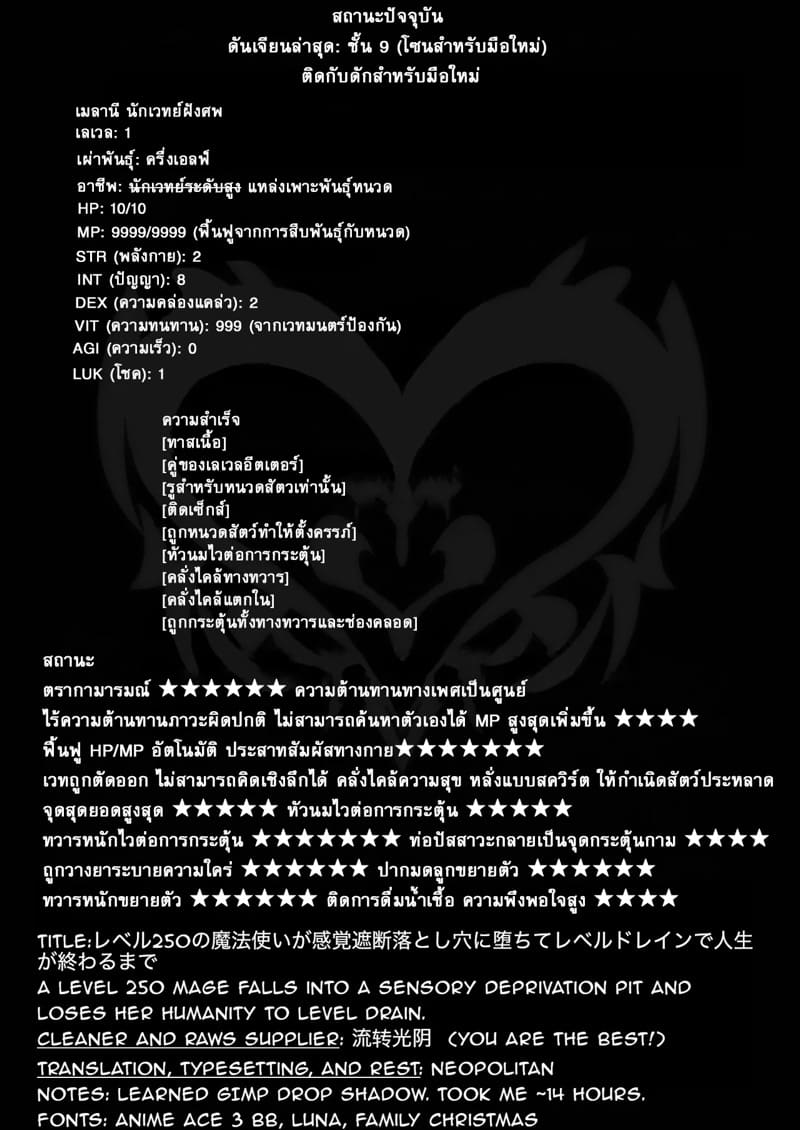 นักเวทเลเวล 250 กับหนวดหลุมพรางของมือใหม่ ภาพ 41