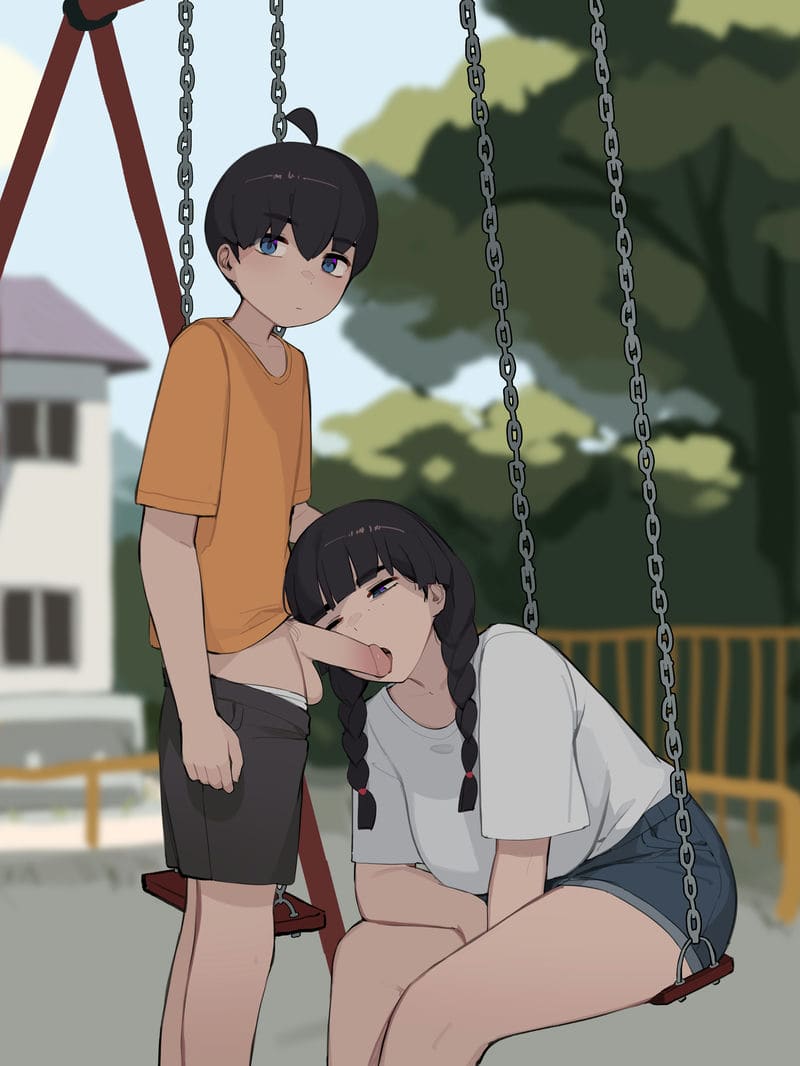 เล่นกับน้องชายนอกบ้าน ภาพ 1