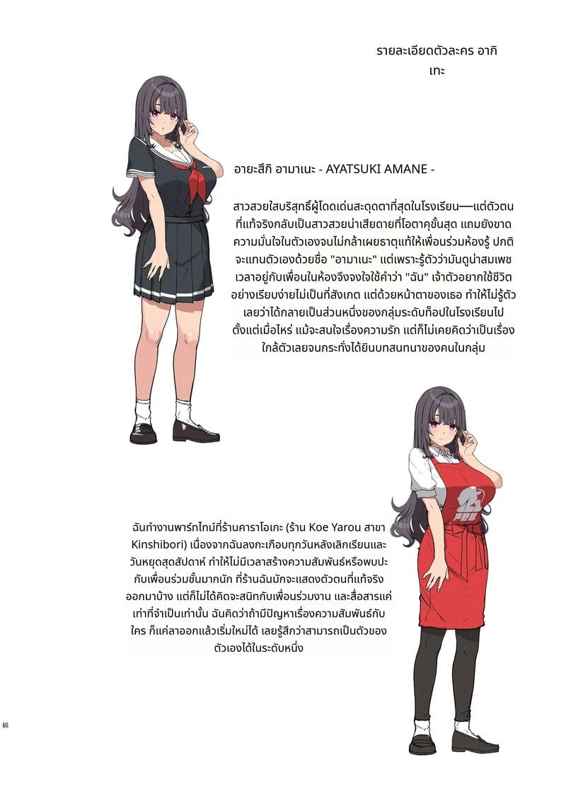 อายาซึกิ อามาเนะปิดหน้าแท้จริงแล้วรัก ภาพ 44