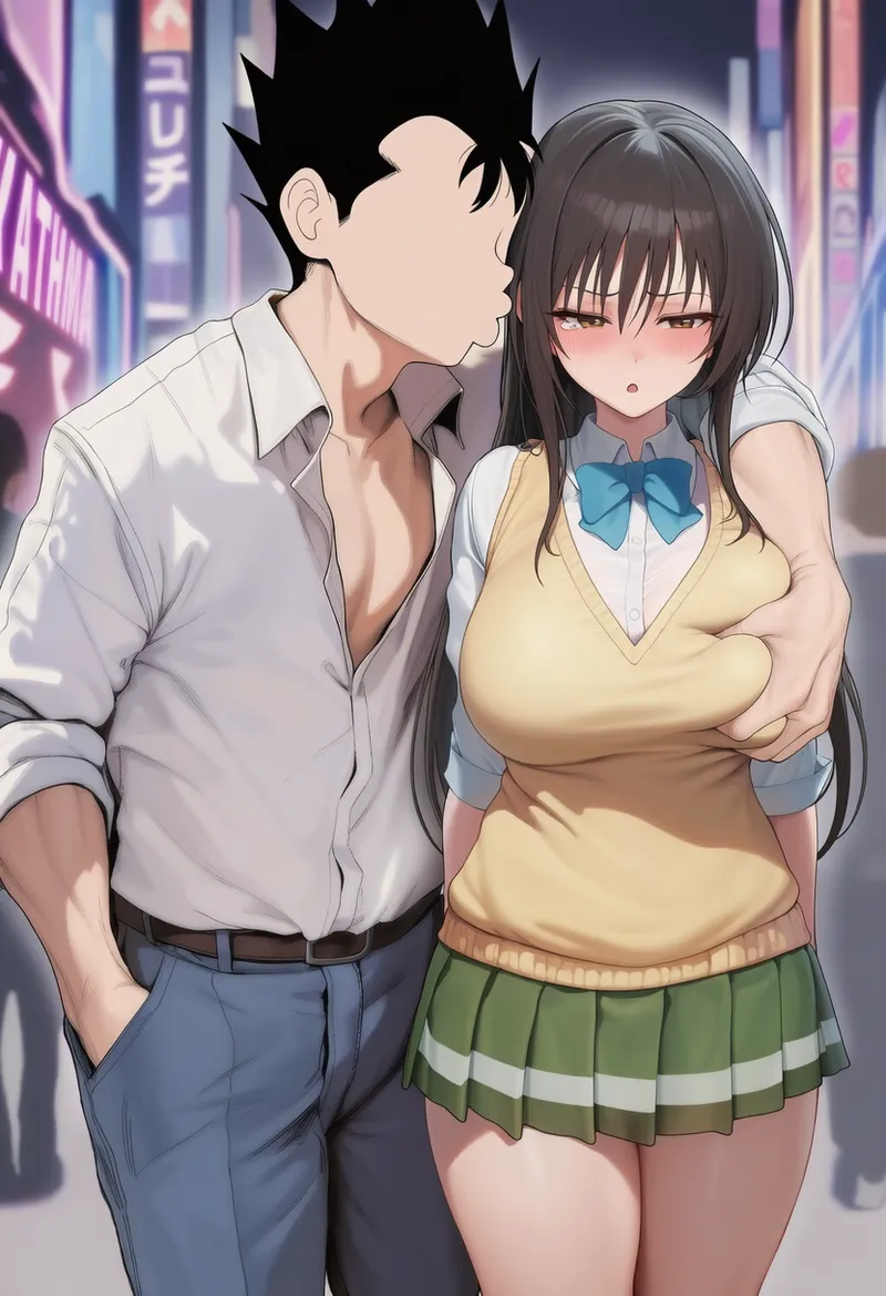 แฟนใหม่ที่เพิ่งคบกันกลายเป็นทาสเพื่อน ภาพ 11