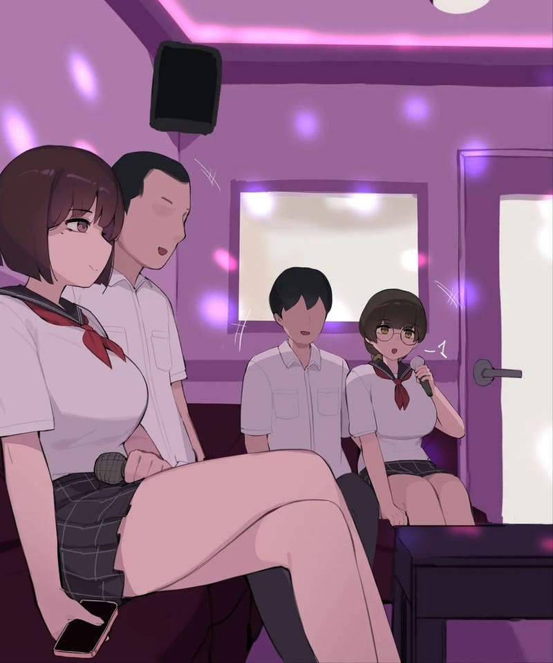 นักเรียนสาวโดนเย็ดในคาราโอเกะ