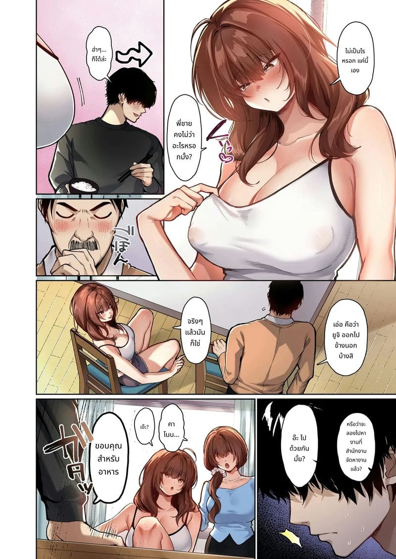 น้องสาวเลี้ยงสุดเงี่ยนเย็ดกับพี่ชาย ภาพ 3