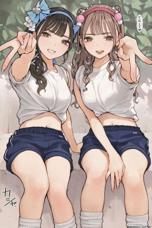 โดจิน สาวแกลร่านควยในวันกีฬาสี แนว gym shorts แปลไทย