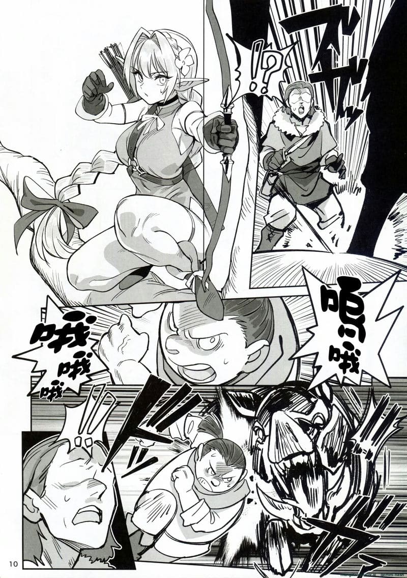 เอลฟ์สาวแสนสวย... โดนคนล่าสัตว์รุมเย็ด ภาพ 9