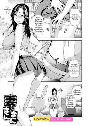 อ่านโดจิน เมียหลวงแปลงร่าง พนักงานเสิร์ฟลับ แปลไทย