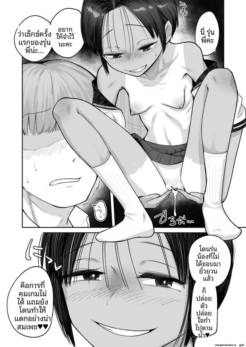 รุ่นน้องสาวทอมบอยเงี่ยน ภาพ 38