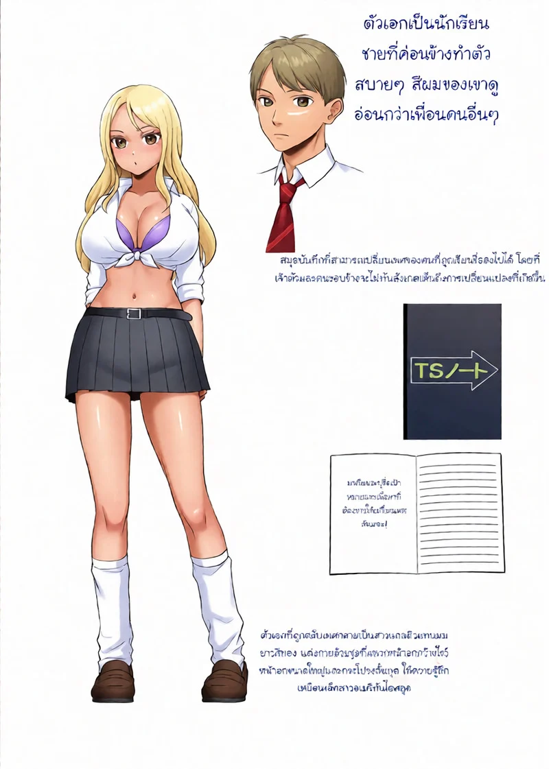 สมุดโน้ตเปลี่ยนเพศ อยากทำอะไรก็ทำได้เลยเหรอ!? ภาพ 37