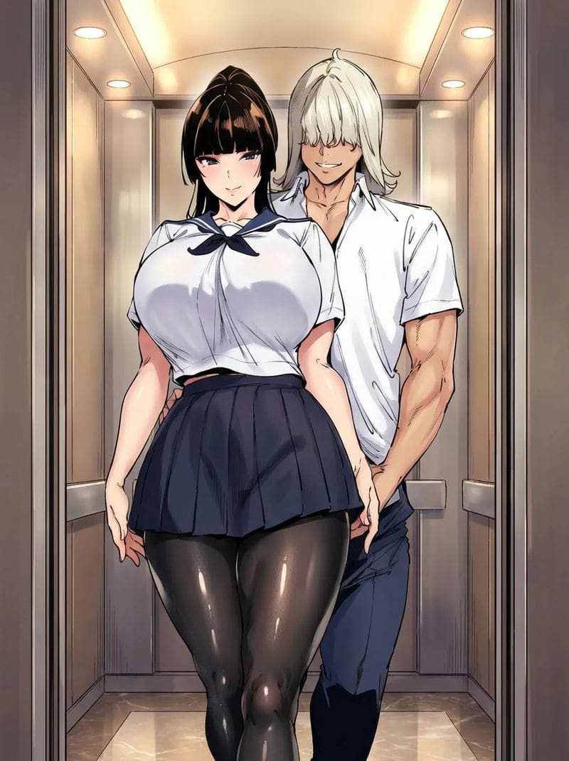 พี่สาวที่แอบชอบโดนผมบลอนด์เย็ดทางหลัง ภาพ 146