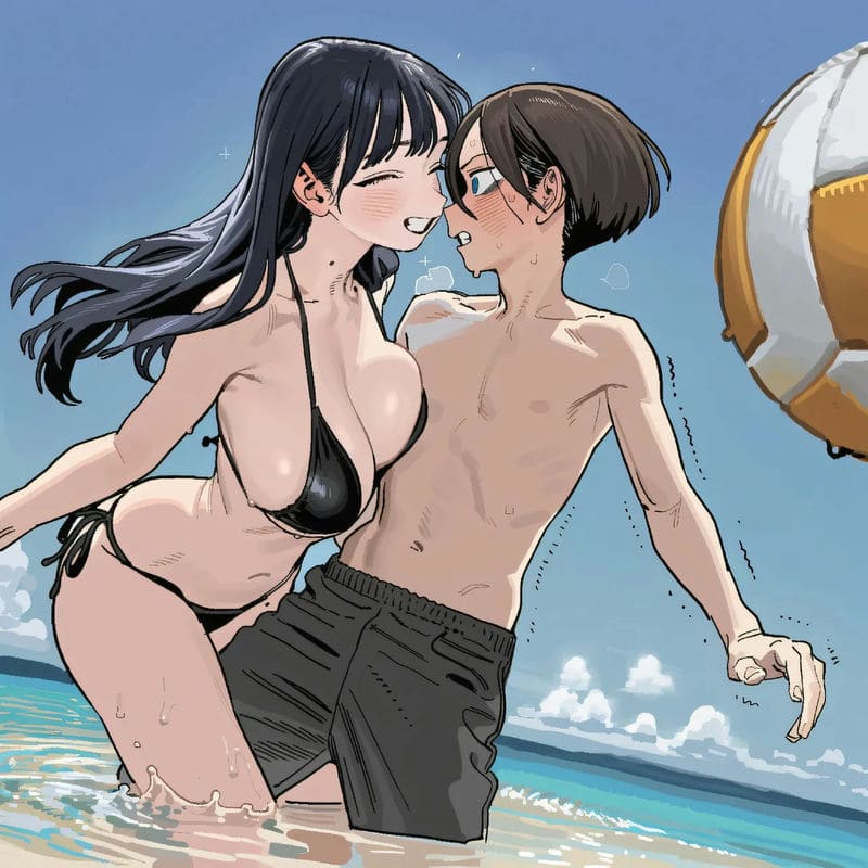อันนะ ยามาดะ ชายหาด NTR ภาพ 5