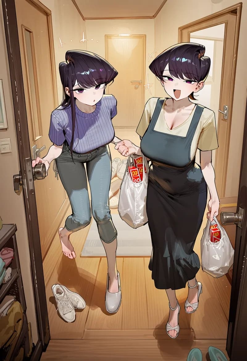 แม่ลูกโคมิ ภาพ 5
