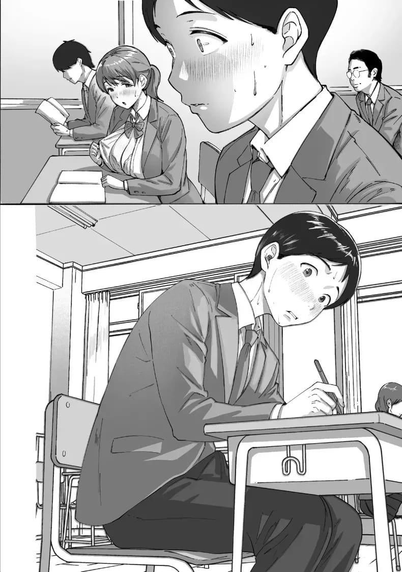 หนุ่มขี้อายกับยัยสาวนมโต ภาพ 55