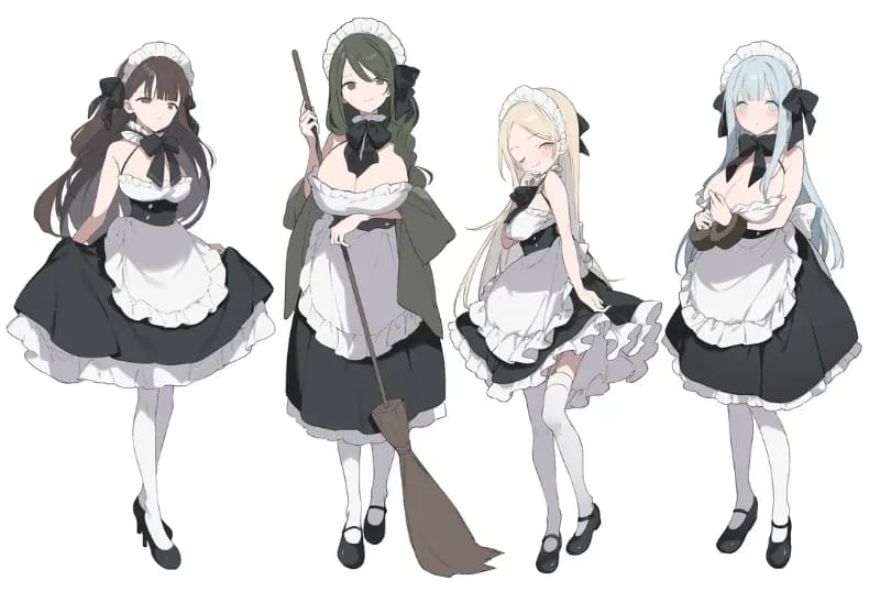เรื่องราวของสาวเมดทั้ง 2 ภาพ 1