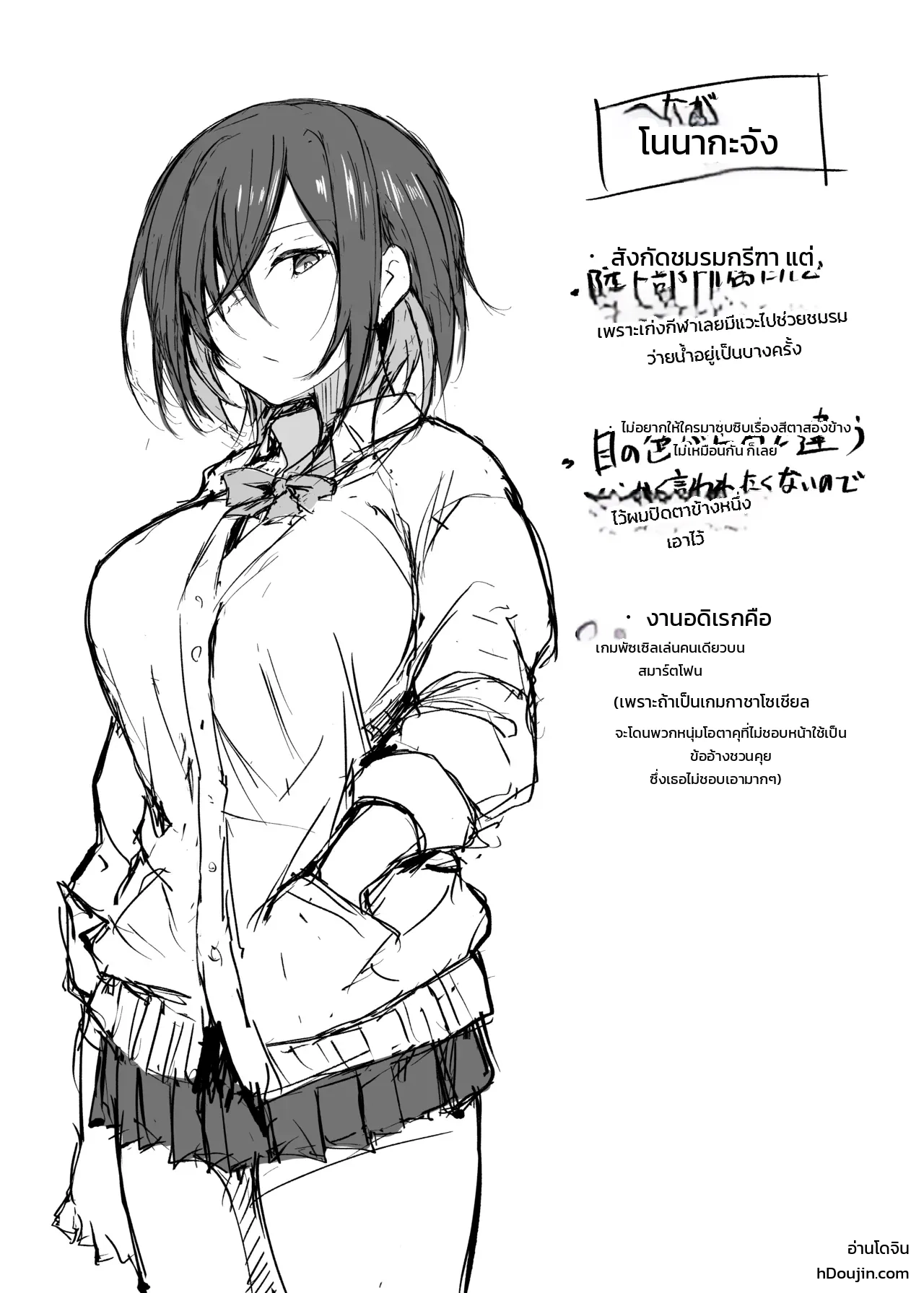 โนนากะจัง สาว ม.ปลาย สายมาโซ ภาพ 23