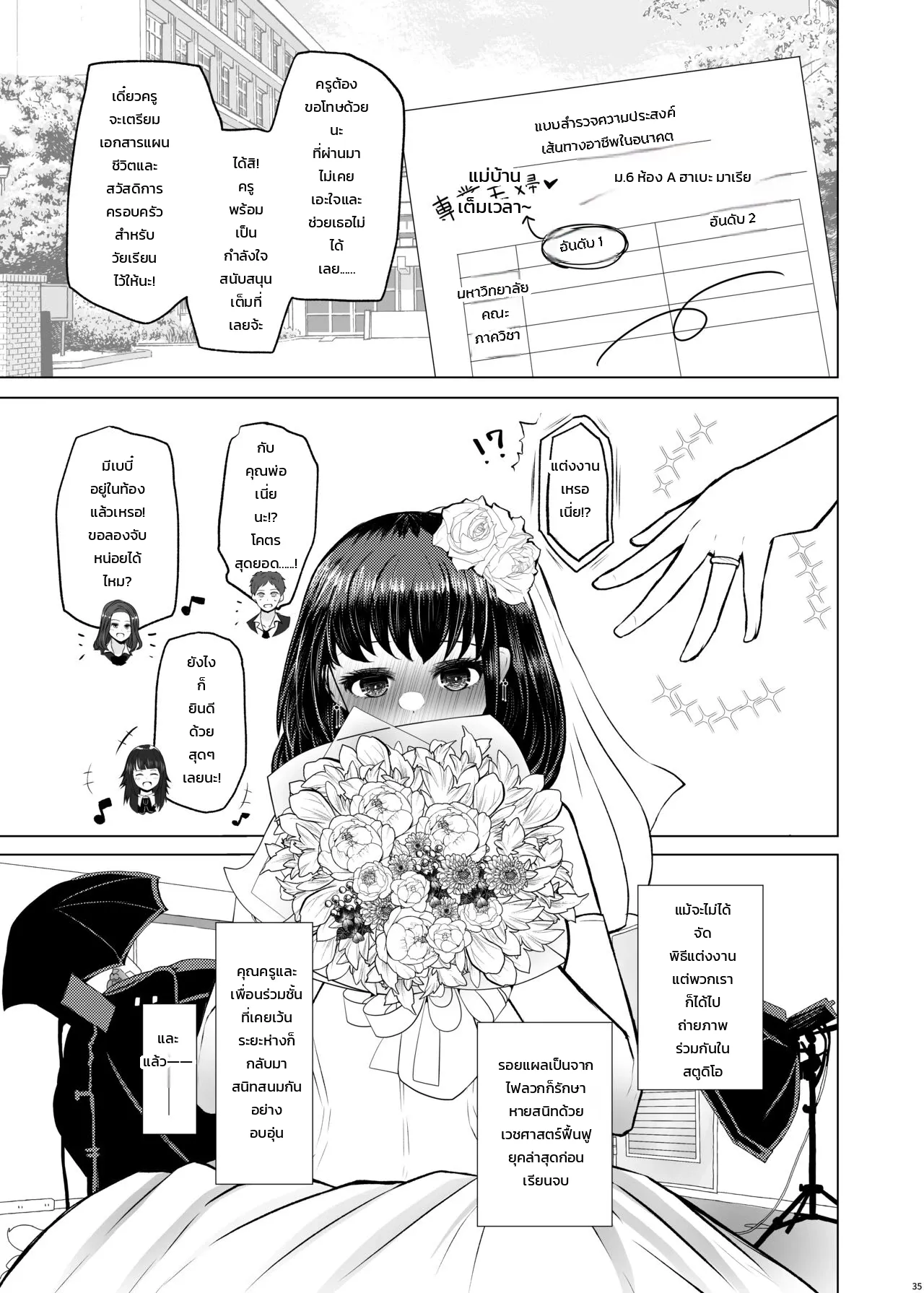 ถ้าไม่มีความเสี่ยงโรคทางพันธุกรรม จะมีลูกกับคุณพ่อก็ไม่เป็นไรใช่ไหม 4 ภาพ 33
