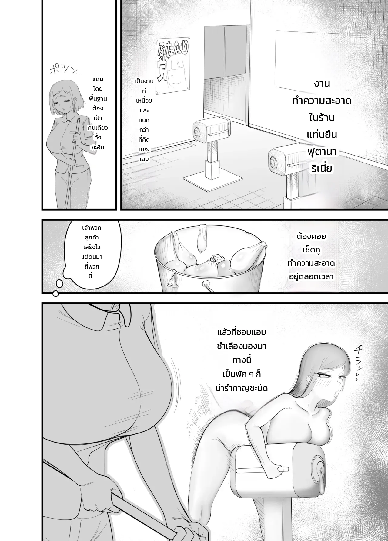 งานพาร์ทไทม์ทำความสะอาดในร้านแท่นยืนฟุตานาริ ภาพ 3