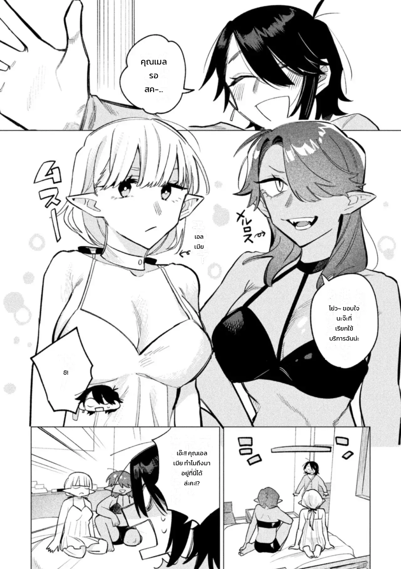 การปรนนิบัติของสองเอลฟ์ขาวดำ ภาพ 1