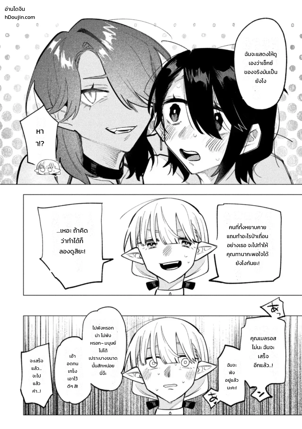 การปรนนิบัติของสองเอลฟ์ขาวดำ ภาพ 9